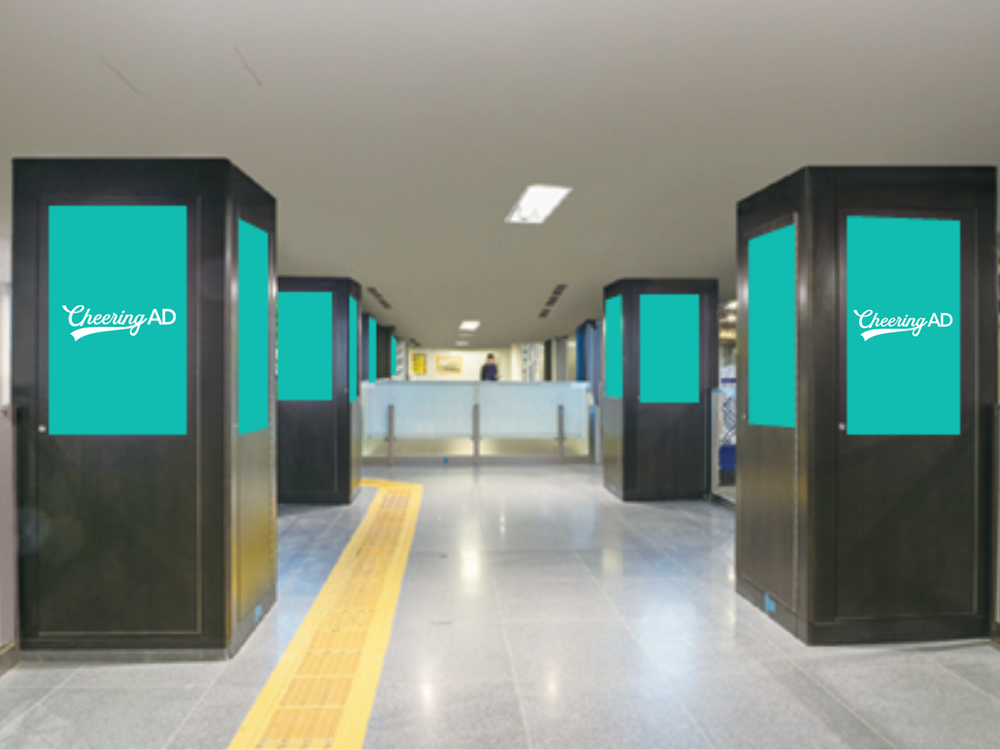 東京メトロ 銀座 Metro Concourse Vision(MCV)銀座駅 松屋方面改札 1monthスポット