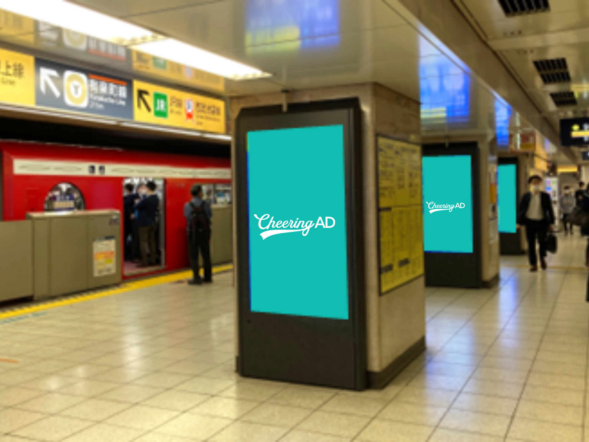 東京メトロ 池袋 Metro Concourse Vision(MCV)池袋駅 丸ノ内線ホーム階 1monthスポット