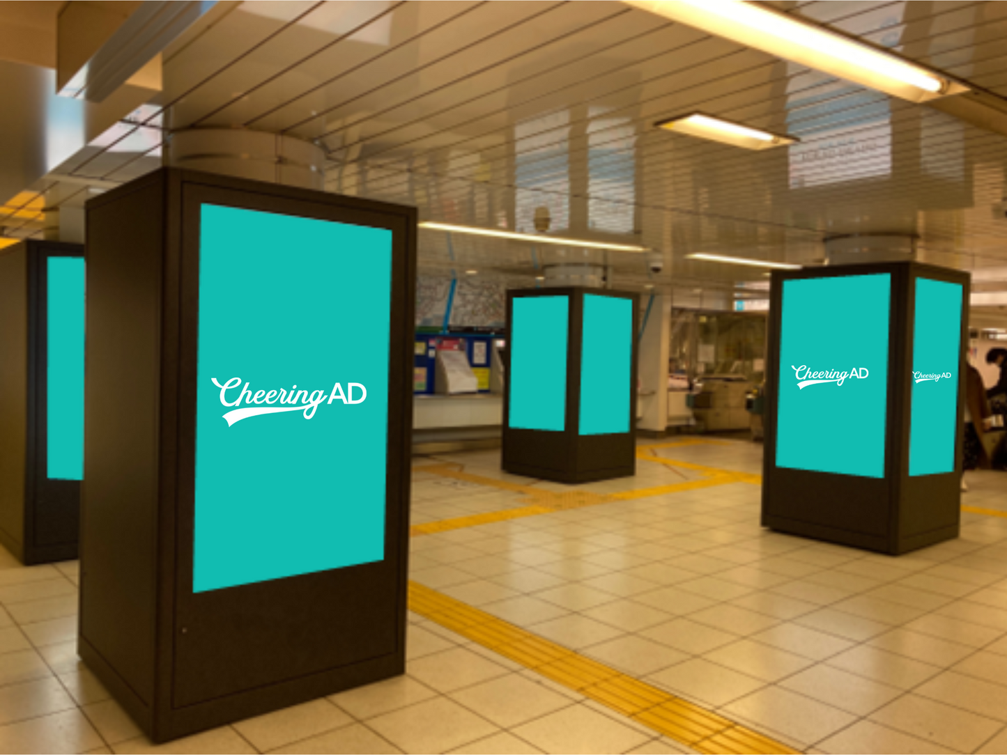 東京メトロ 明治神宮前(原宿) Metro Concourse Vision(MCV)明治神宮前(原宿)駅 明治通り方面 1monthスポット