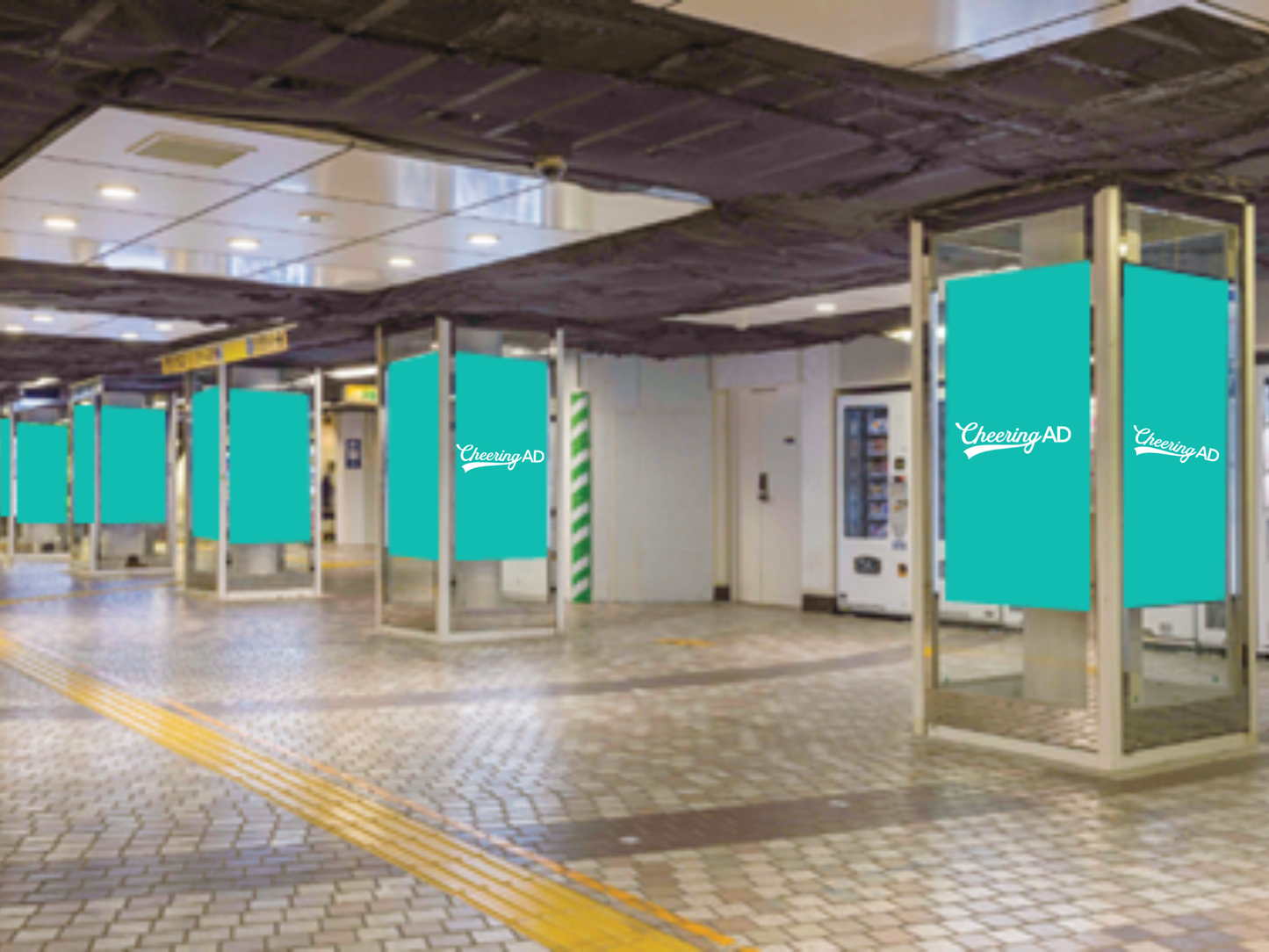 東京メトロ 上野 Metro Concourse Vision(MCV)単駅1monthスポット 上野駅パッケージ