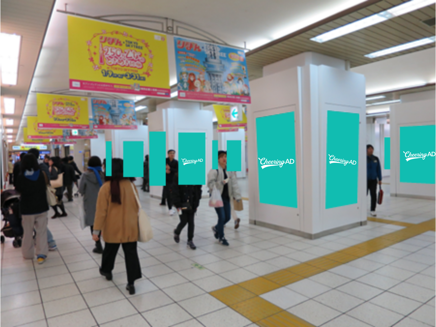 東武 池袋 東武サイネージピラー池袋 Aエリア
