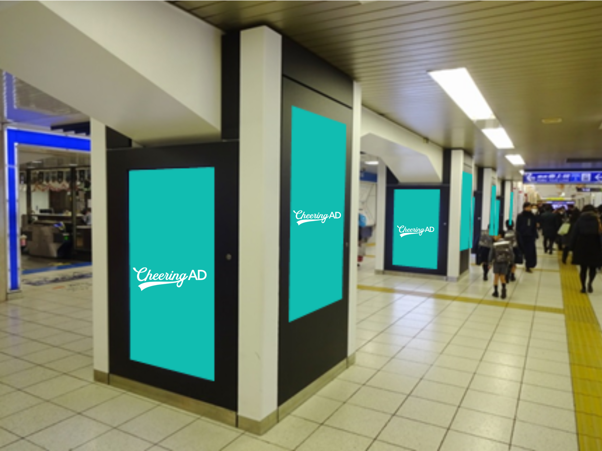 東武 池袋 東武サイネージピラー池袋 Bエリア