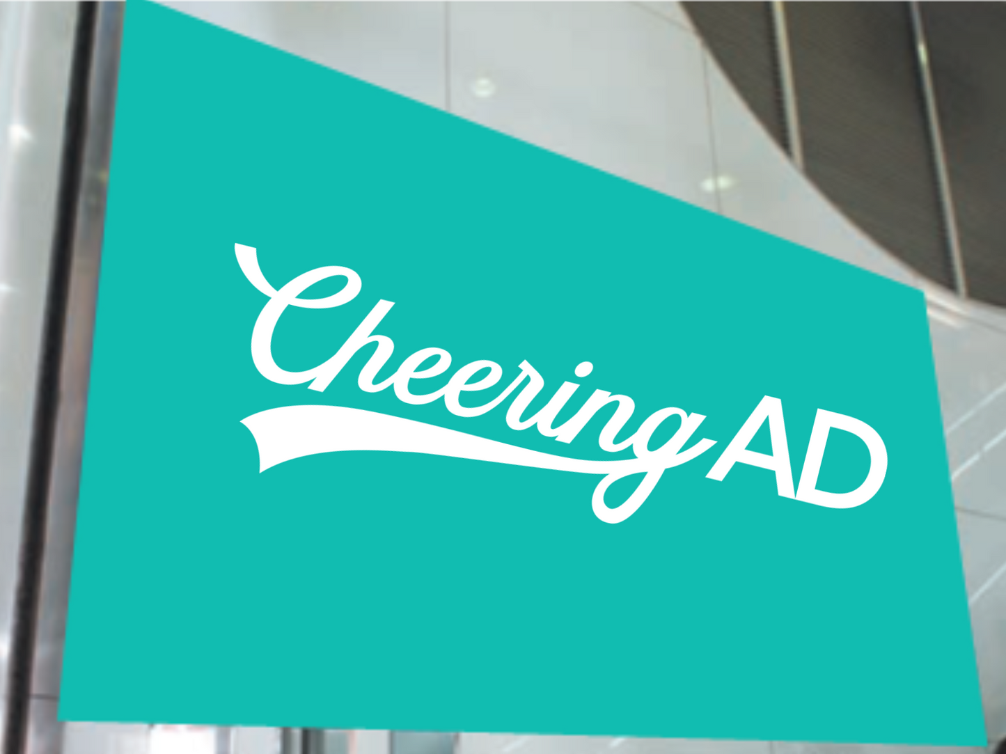 エスカレーター壁面シート 西鉄