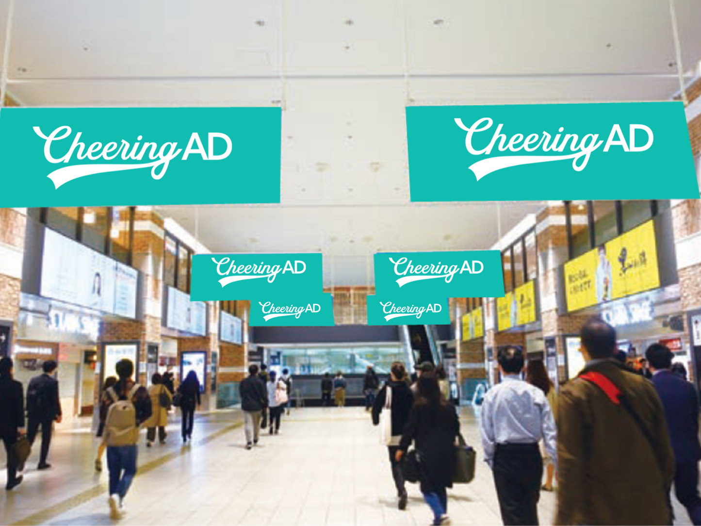 福岡(天神)コンコースフラッグ 西鉄