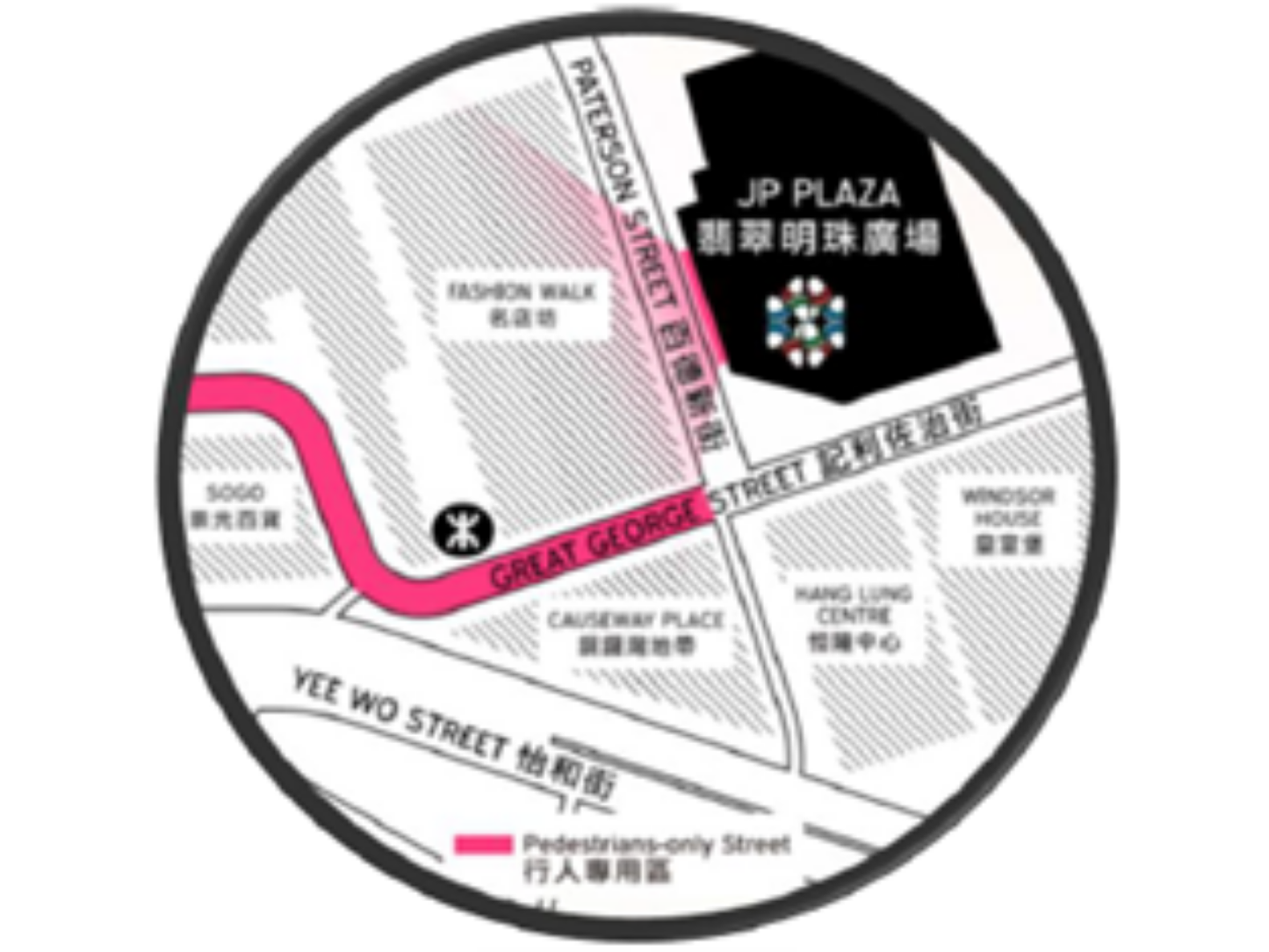 JPプラザ前ビジョン(香港)