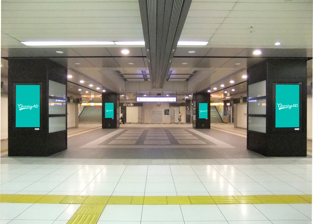 J・ADビジョン 赤羽駅北改札内_応援広告センイル広告_jeki