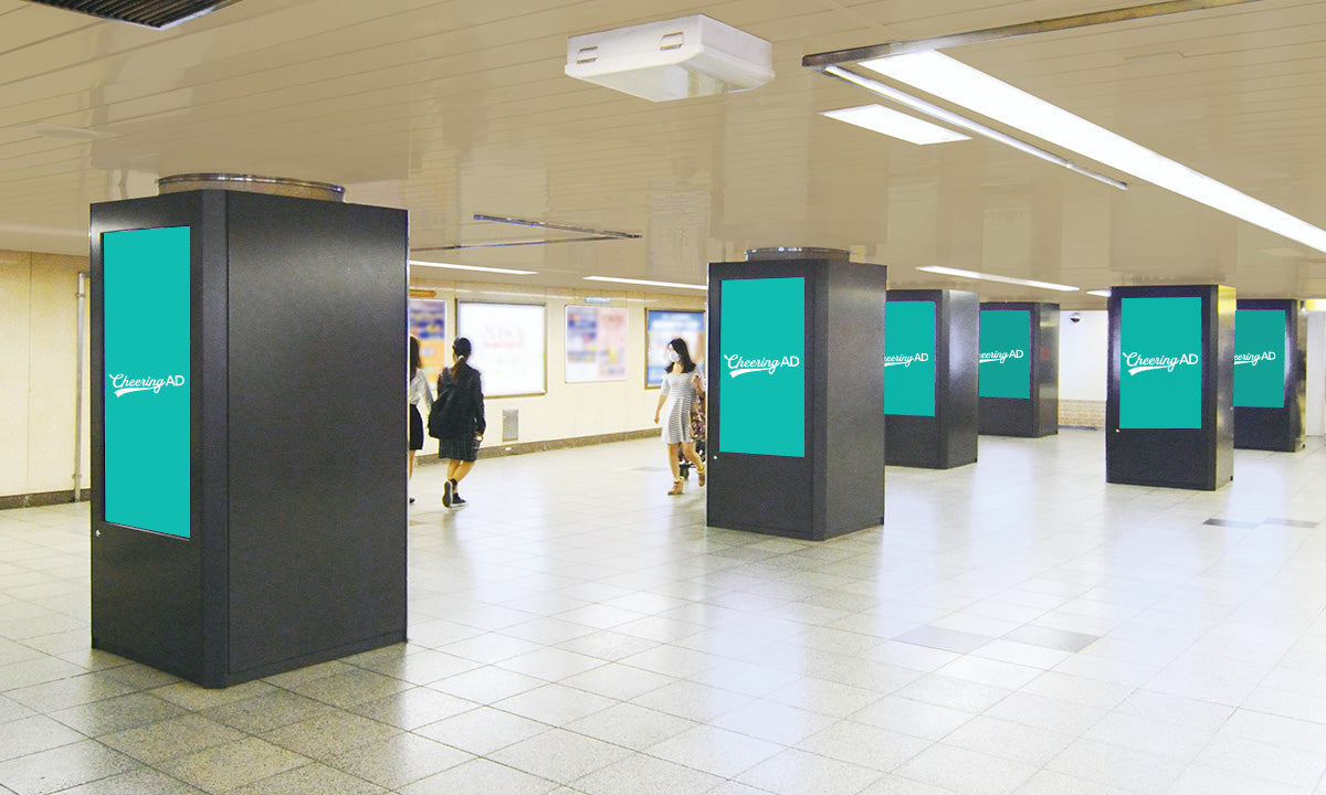 東京メトロ 新宿 MCV 東改札(B11出口前)_応援広告センイル広告_jeki