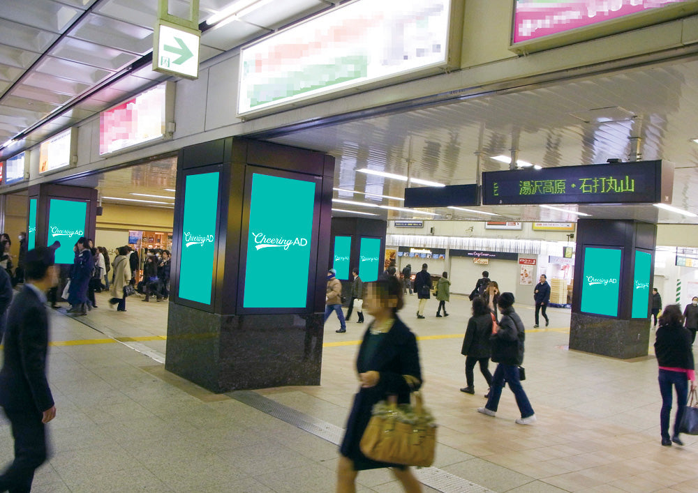 J・ADビジョン 大宮駅東口_応援広告センイル広告_jeki