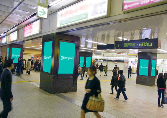J・ADビジョン 大宮駅東口_応援広告センイル広告_jeki