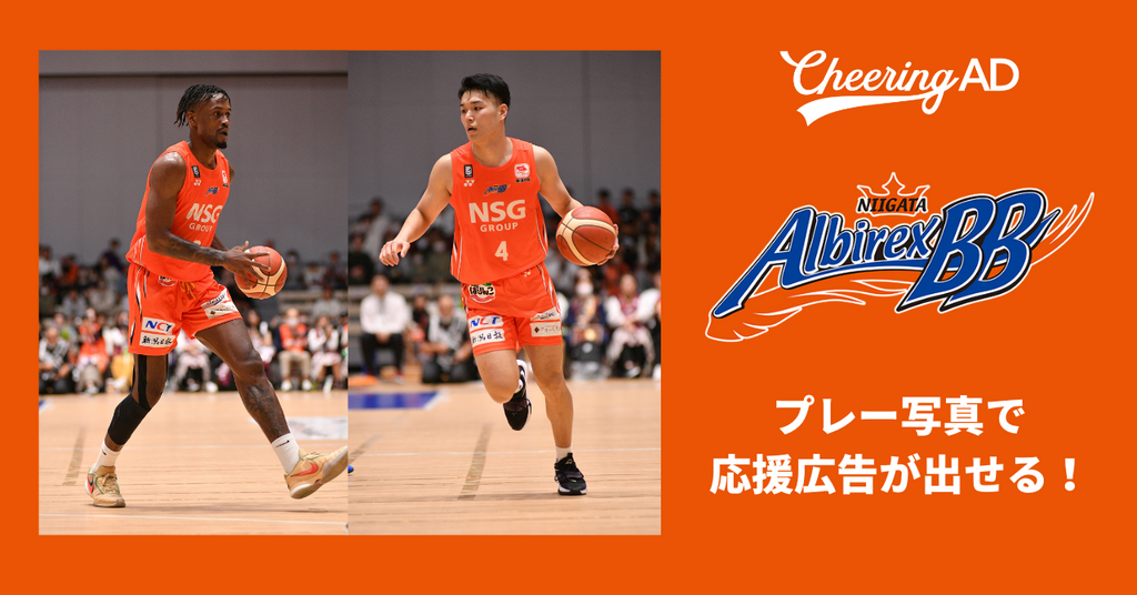 新潟アルビレックスBB応援広告