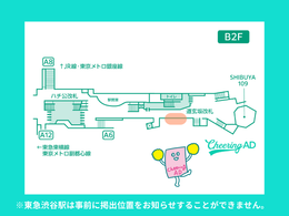 06東急田園都市線渋谷駅B2F_緑