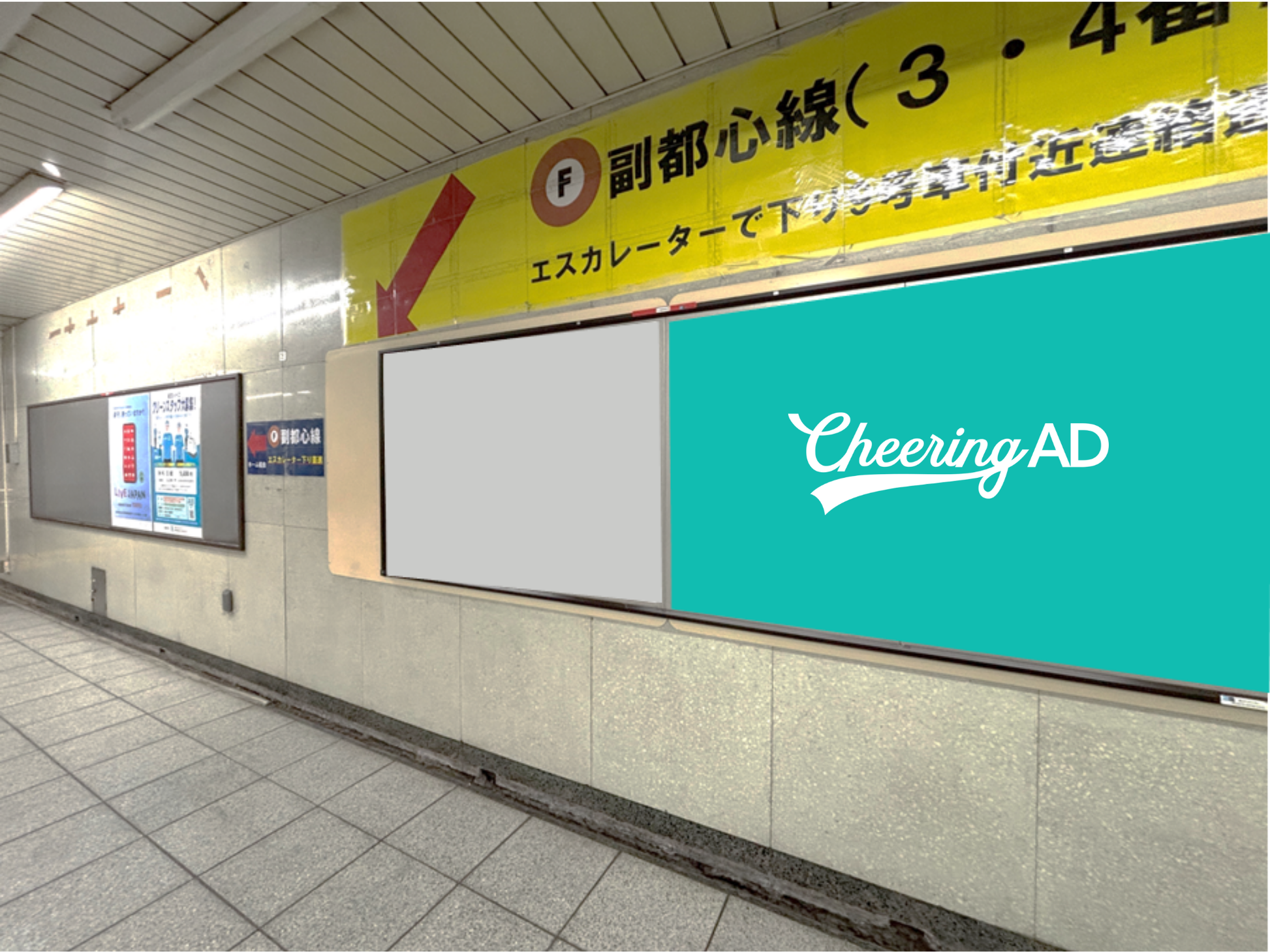 東京メトロ 明治神宮前〈原宿〉B0駅ポスター２枚連貼り