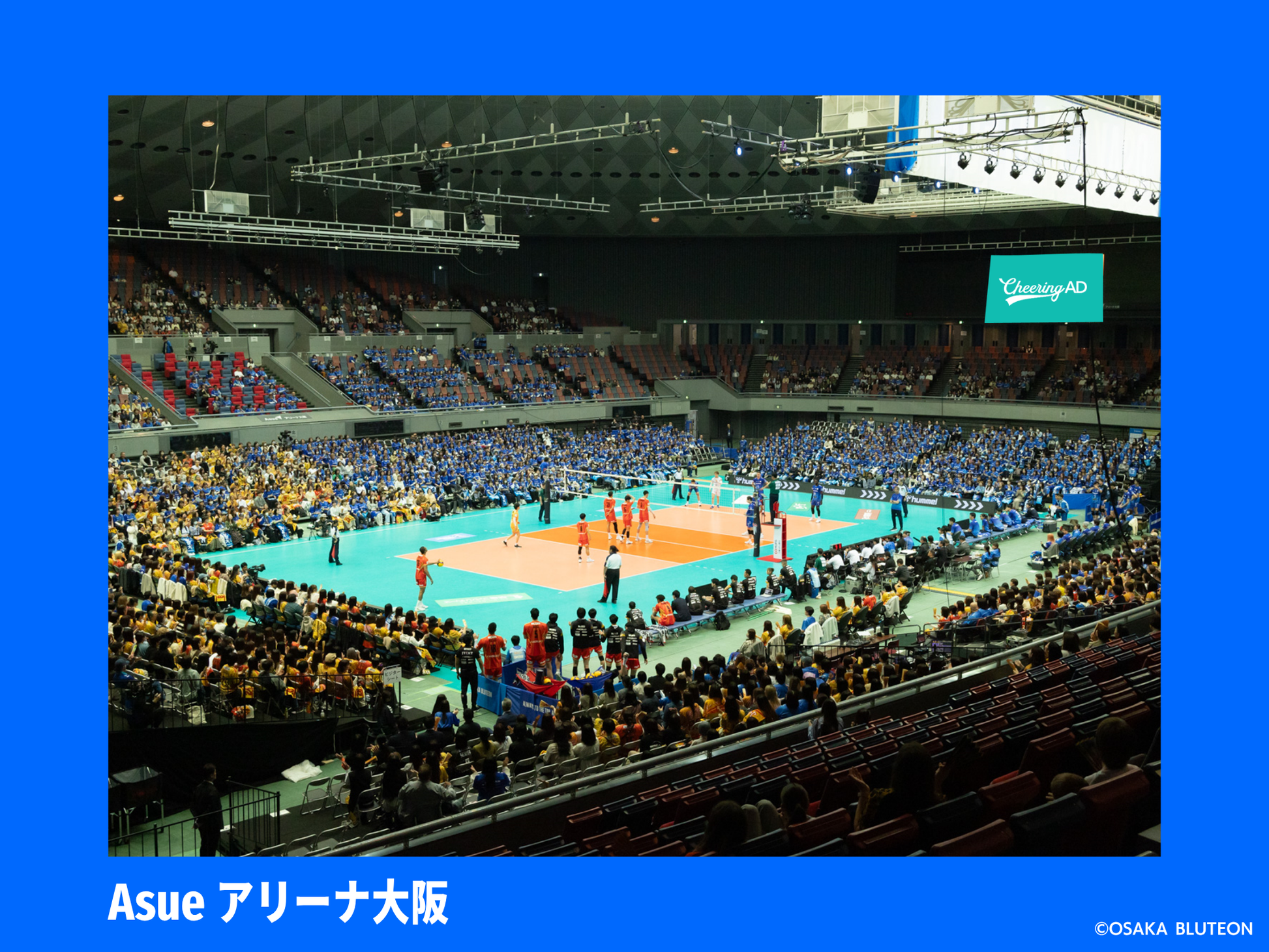 大阪ブルテオン セミファイナル アリーナ内広告 【2025-26 大同生命SV.LEAGUE MEN CHAMPIONSHIP】