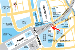 Jr West Osaka Umeda Hep Vision