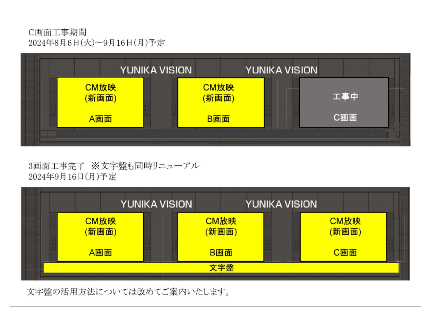 Shinjuku Unica Vision 15秒1天[5/7至9/30续签费]