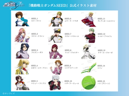 【キャラクターセレクトプラン】 データ差し替え｜『機動戦士ガンダムSEED』『機動戦士ガンダムSEED DESTINY』『機動戦士ガンダムSEED FREEDOM』『機動戦士ガンダムSEED FREEDOM ZERO』