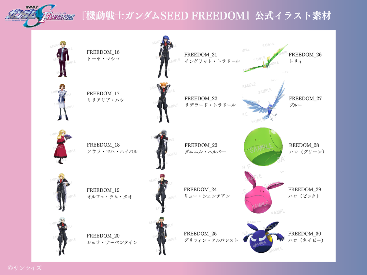 【作品セレクトプラン】 データ差し替え｜『機動戦士ガンダムSEED』『機動戦士ガンダムSEED DESTINY』『機動戦士ガンダムSEED FREEDOM』『機動戦士ガンダムSEED FREEDOM ZERO』