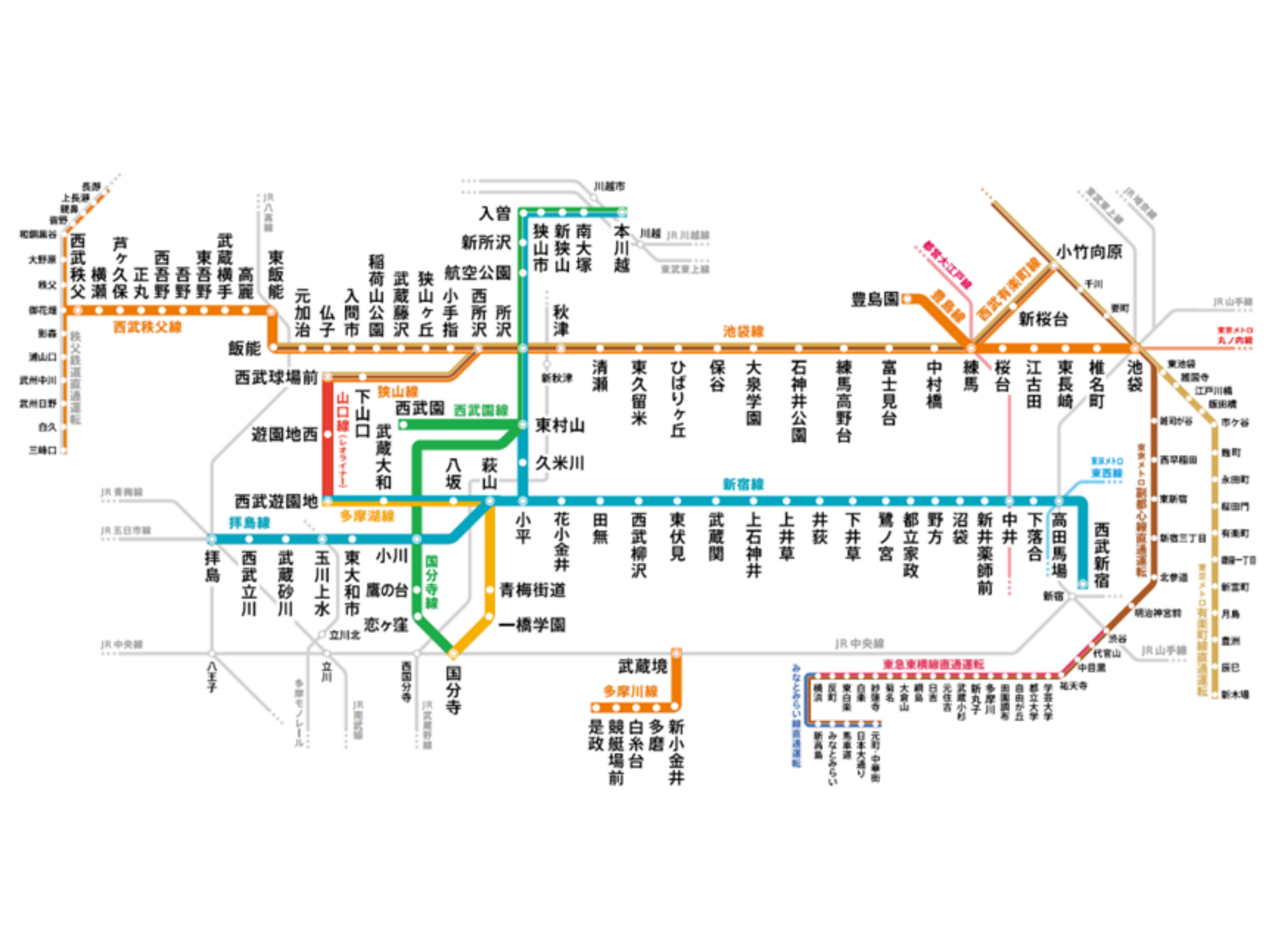 西武鉄道全線 まど上 シングル