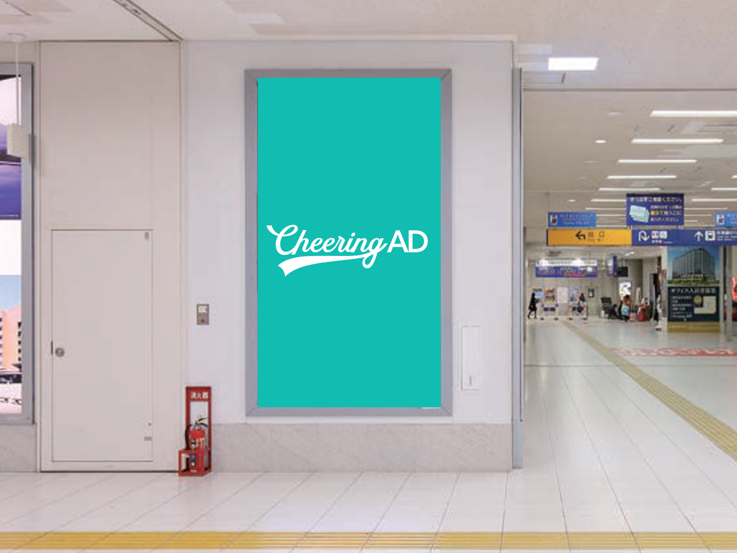 鹿児島中央駅 60インチサイネージ JR九州