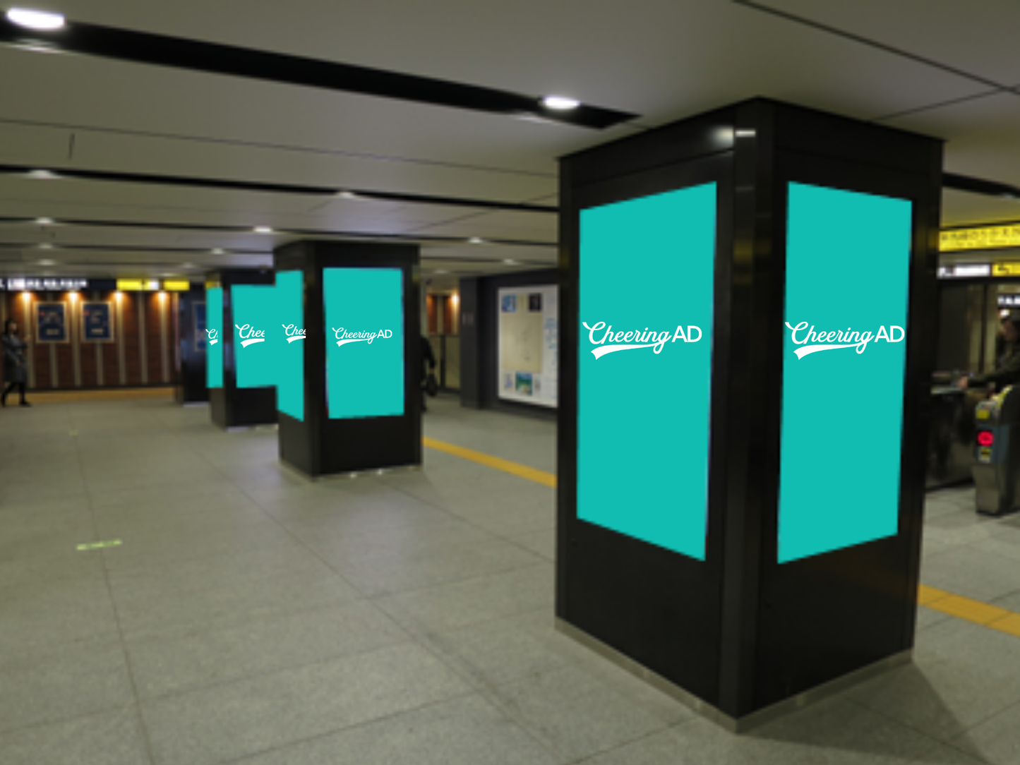 东京地铁Metro Concourse Vision（MCV）单站滚动1个月大手町站丸之内线区域