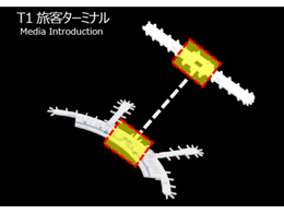 仁川国際空港 第1ターミナル プラットフォームLED