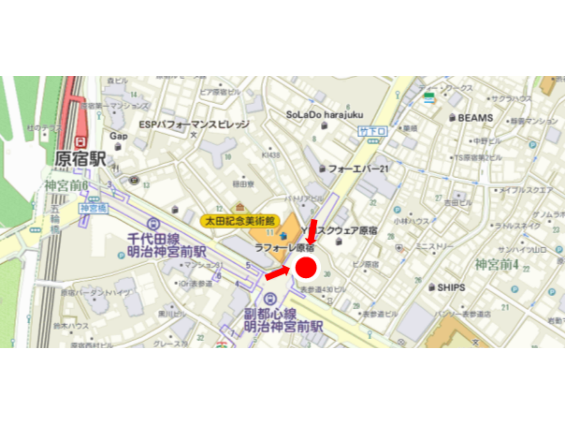 原宿／東急プラザ表参道オモカド 明治通りビッグウォール