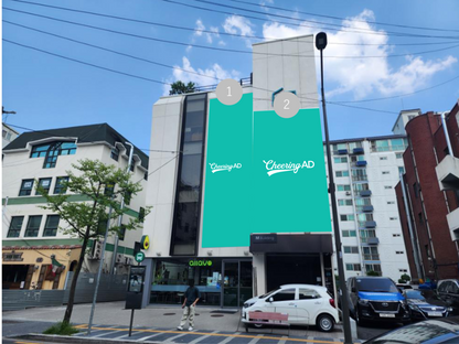 (JYP Entertainment) Arabo Olympic Park Store Exterior Wall Wrapping ① + ②