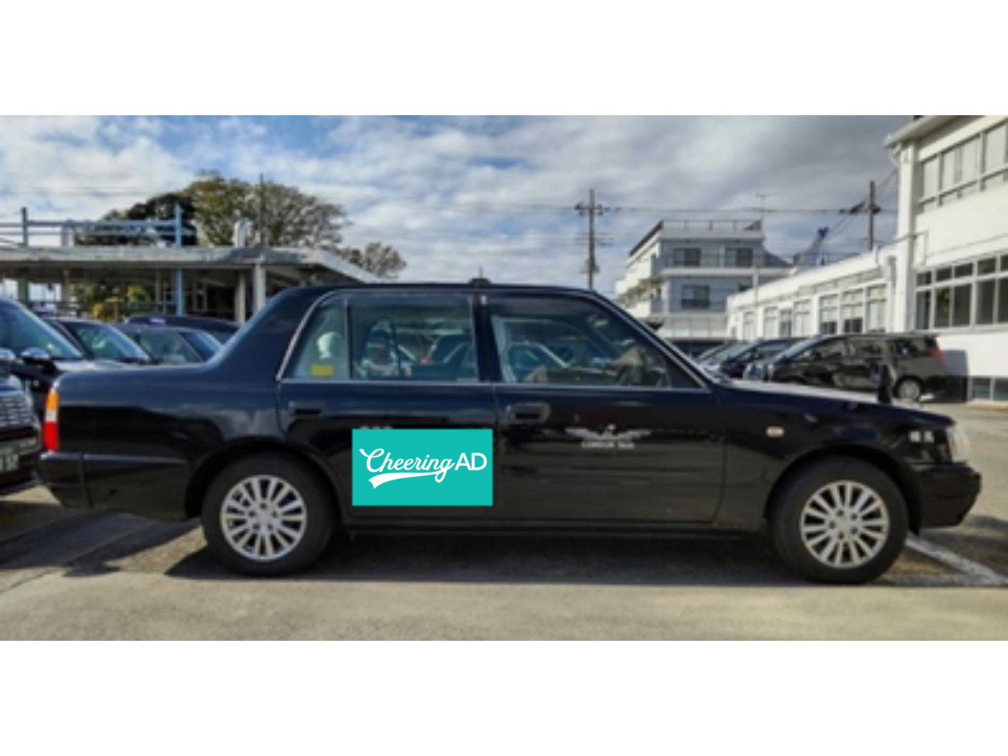Inanda Taxi Sticker TAXI BODY STICKER|センイル広告 応援広告 Cheering AD|jeki(株)ジェイアール東日本企画