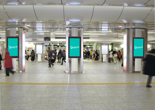 Ｊ･ＡＤビジョン 横浜駅セット_応援広告センイル広告_jeki
